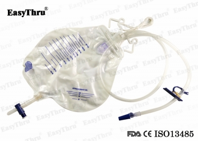 Disposable Medical 2000ML Luxury Urine Drainage Bag supplier