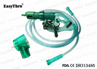 EasyThru Medical grade pvc adjustable density venturi oxygen mask