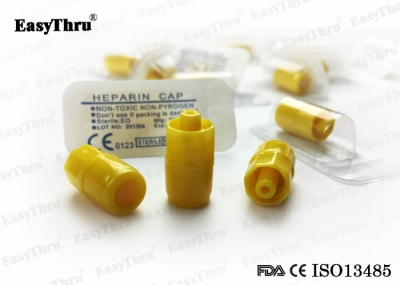Disposable Heparin Cap Luer Lock Surgical Products for I.V. Cannula