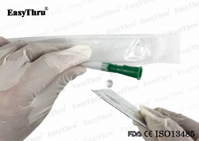Disposable Hydrophilic Coating PVC Intermittent Nelaton Catheter DEHP free