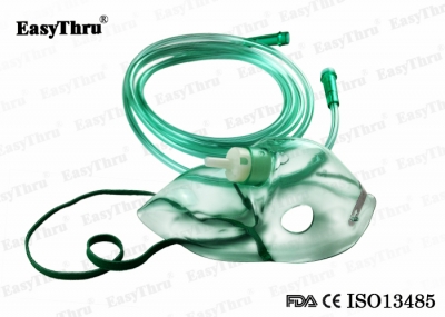  Cpap Full Face Disposable Medical Oxygen Mask with nebulizer and Tube