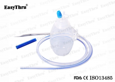 Disposable Medical Silicone Close Wound Drainage System With Trocar