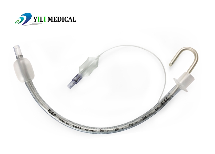 Disposable PVC reinforced cuffed endotracheal tube