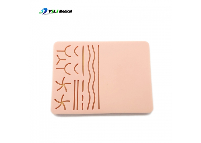 Non wound and multi wound combination suture practice pad
