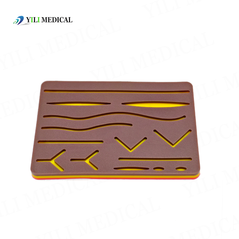 Black Skin Wound Suture practice pad