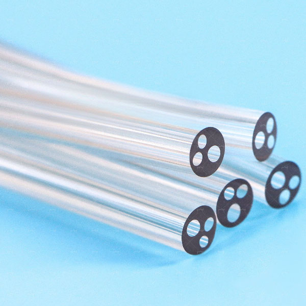 PA triple lumen catheter, transparent tube