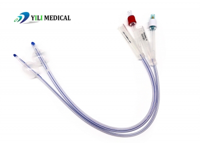 2 Way Silicone Foley Catheter Urethral Catheter Fr6 to Fr24 With Balloon