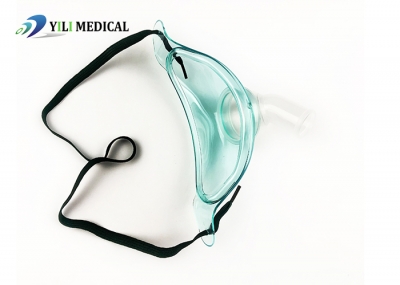 DEHP Free Comfortable Touch Tracheostomy Mask with 360 Rotation Connector