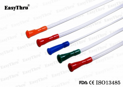 Sterilized Urinary Catheter PVC Male Nelaton Catheter Comfort Smooth Eylets